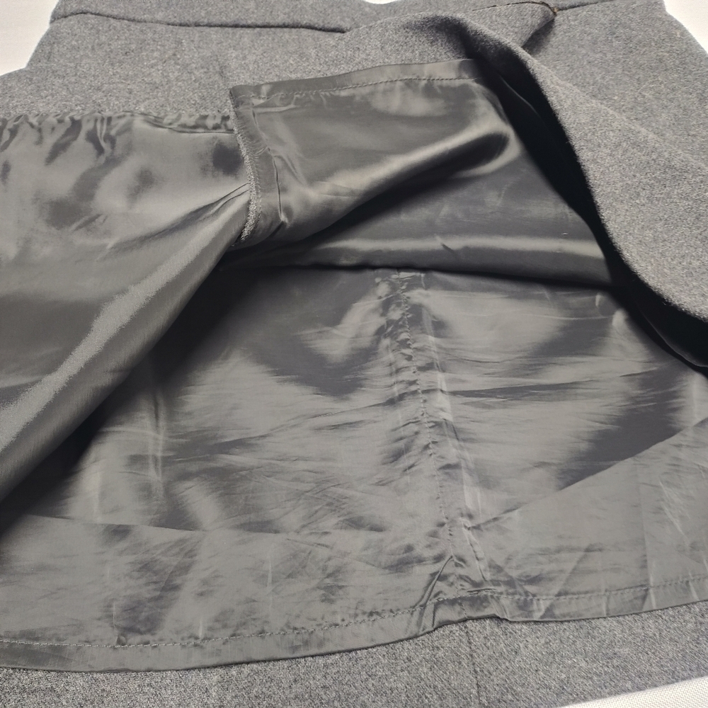 J. Crew Wool Blend Origami Skirt Mini Sequins Gray Women's Size 4 - Picture 10 of 12